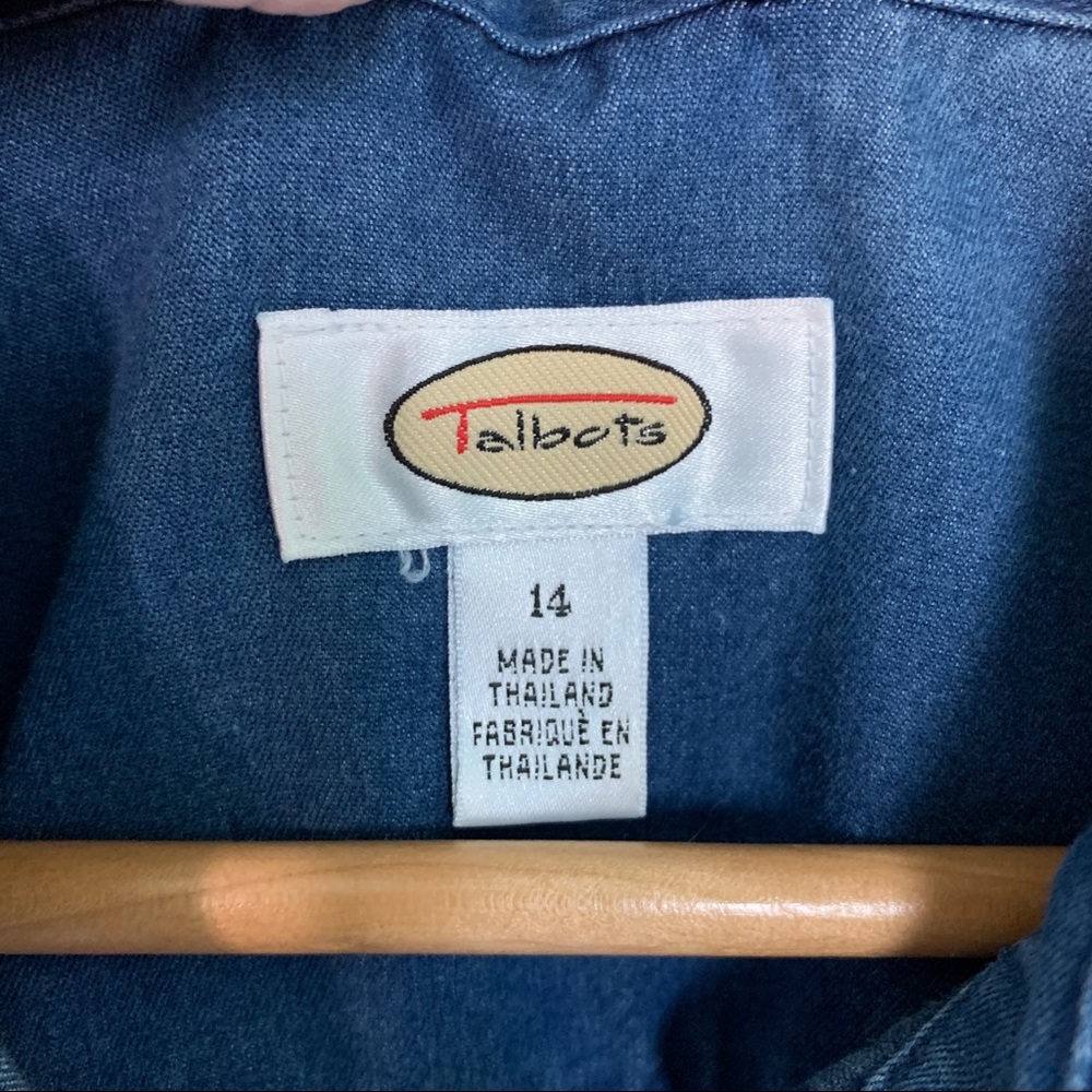 Denim Blue Shirt Dress - Picture 7 of 7